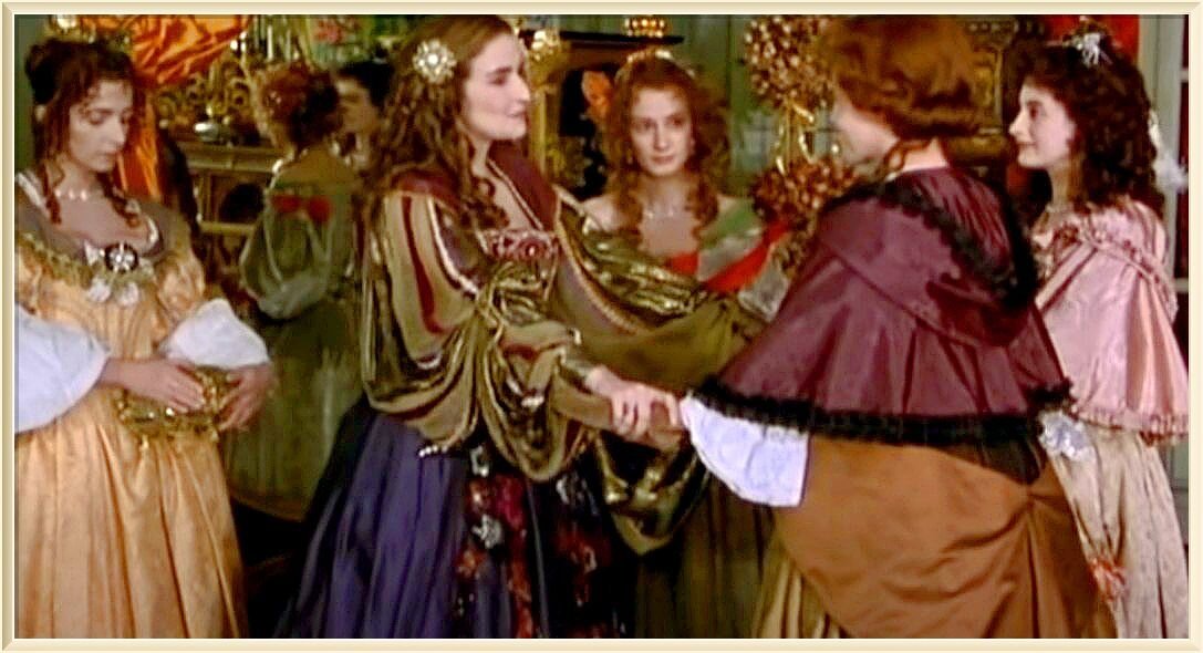 Кадр из фильма L'allée du roi / «Королевская аллея». В российском прокате «Путь короля»,1996 г. Франция. 