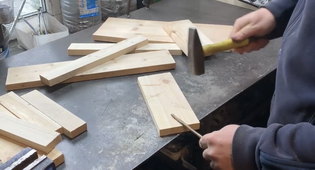 Декор браширование и состаривание древесины. Aging wood
