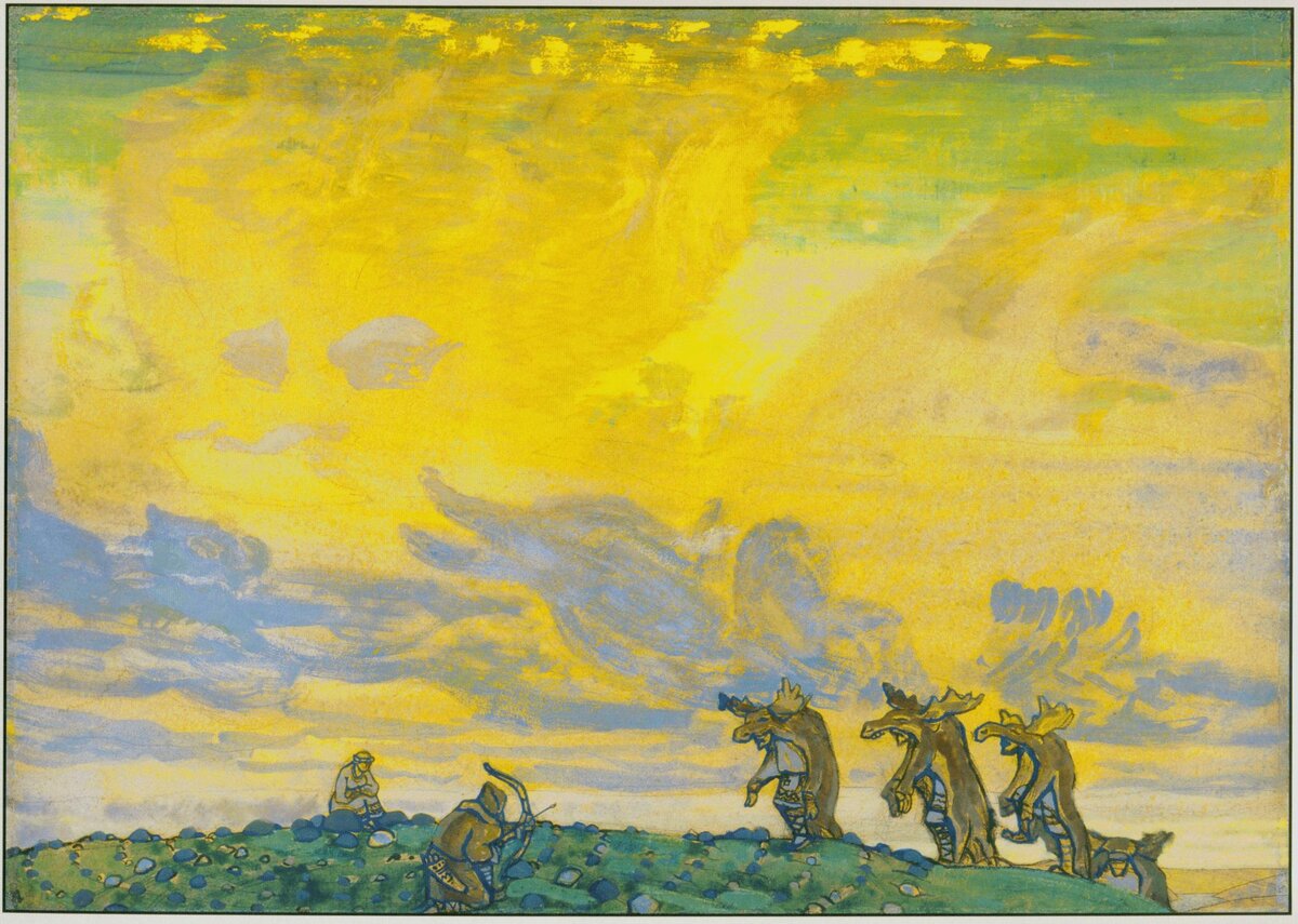 Николай Рерих. Великая жертва. 1912
