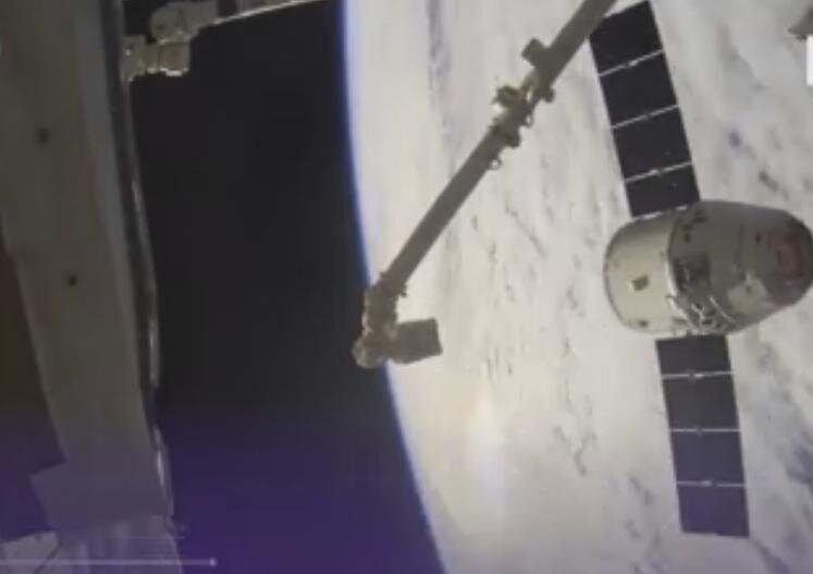 стопкадр из записи НАСА