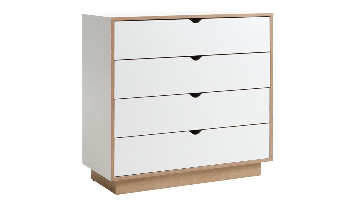 Комод MAMMEN 4ящ белый/дуб, 7 000 руб.