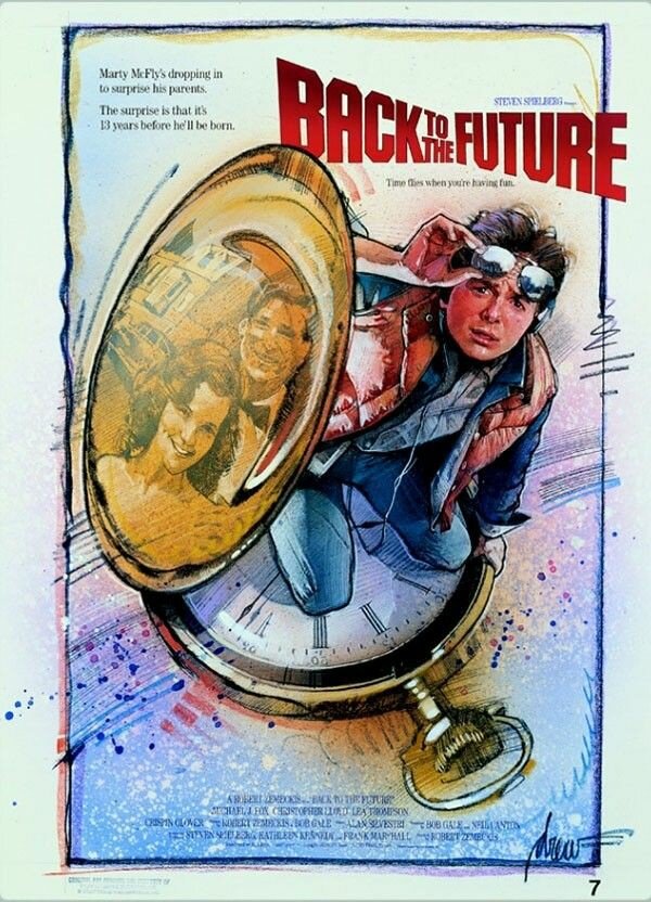 постер к фильму "назад в будущее"