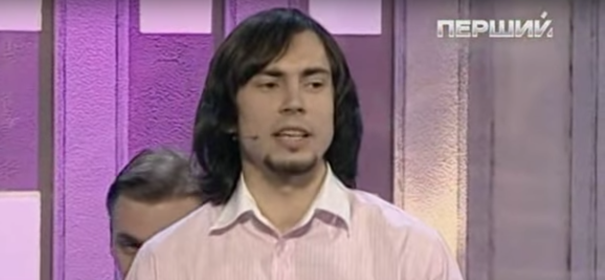 Кадр из программы КВН. 2008 год.