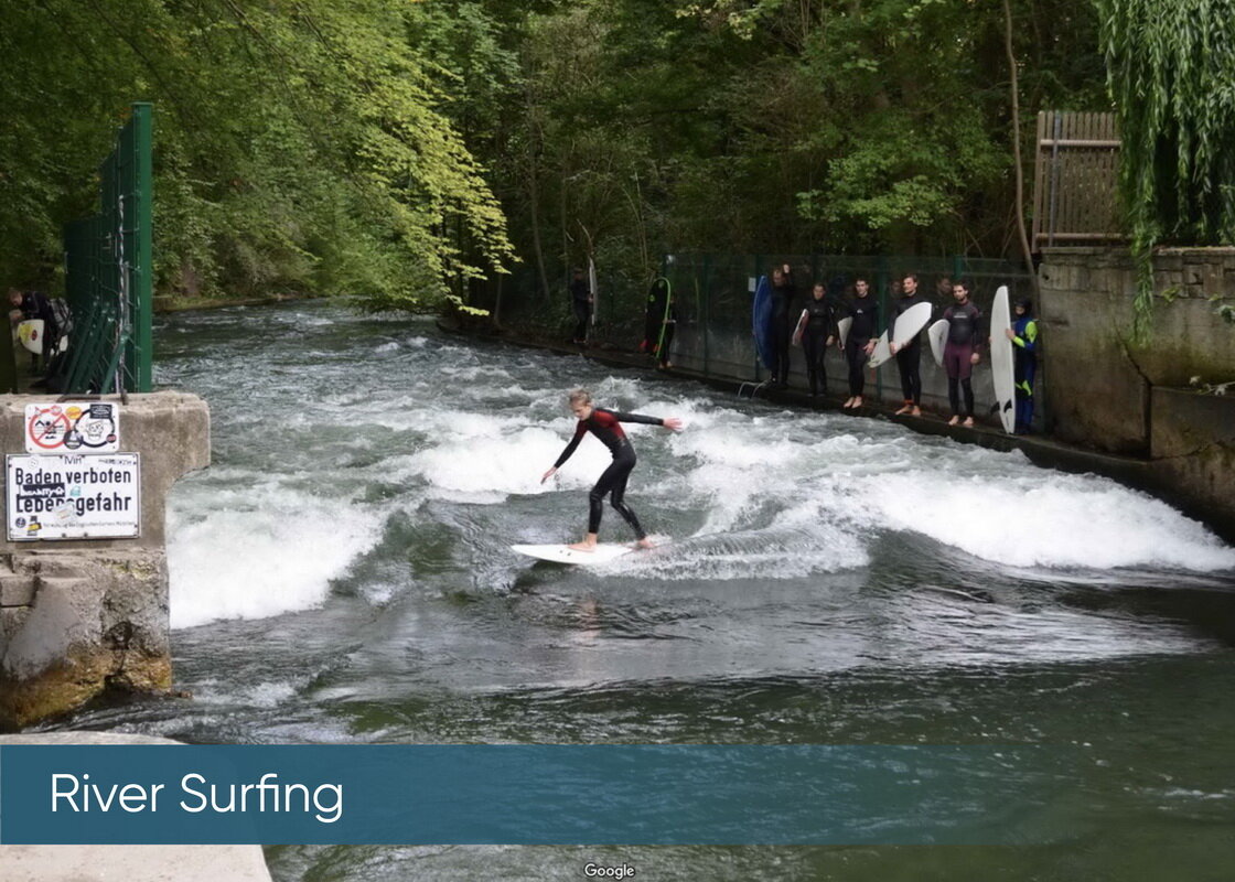 River Surfing или городской серфинг