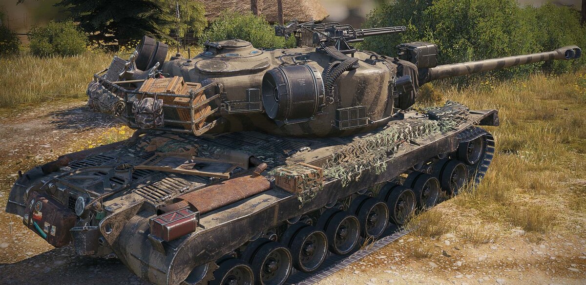 Как известно "ПТ-САУ Т 30" был когда-то танком 10-го уровня, в связи с этим он получил такой роскошный 3D стиль , разработчики решили сделать акцент именно на эту машину в своё 10-ти летие.