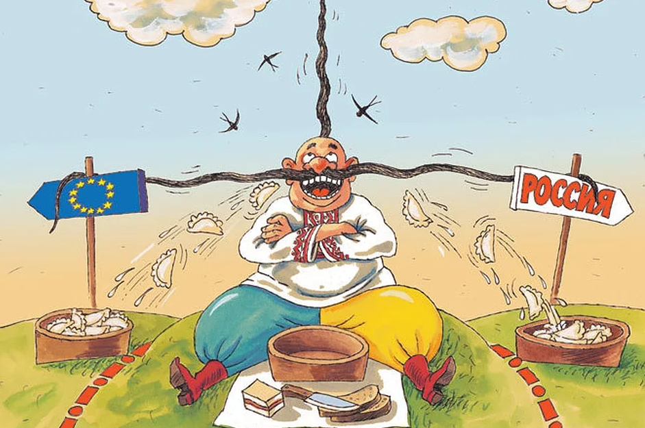 Карикатура на украинское благосостояние