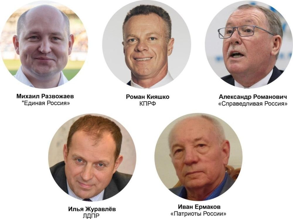 Кандидаты в губернаторы Севастополя, 2020 год. Источник: тг-канал "Локалка".
