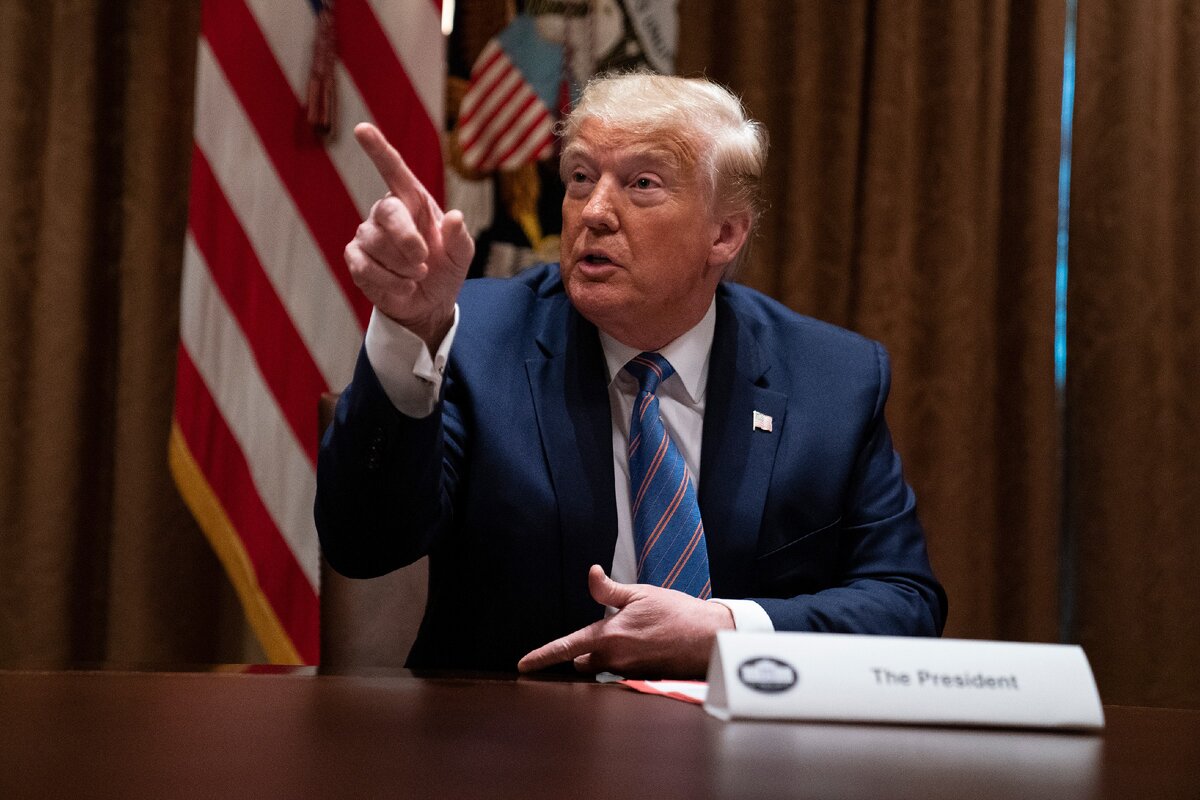 Выступление президента США Дональда Трампа - Фото: AP/TASS