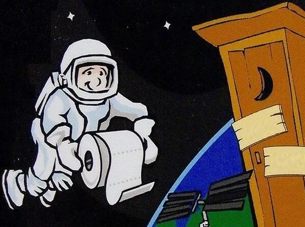 Как ходят в туалет в космосе