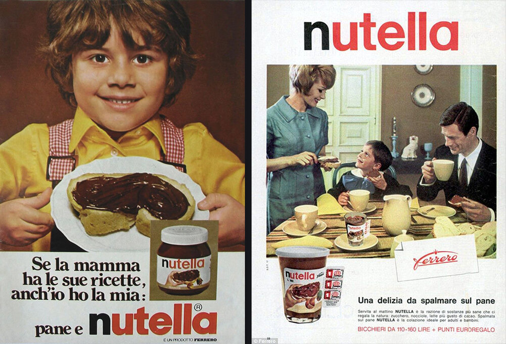 С момента создания Nutella в первую очередь была ориентирована на детей