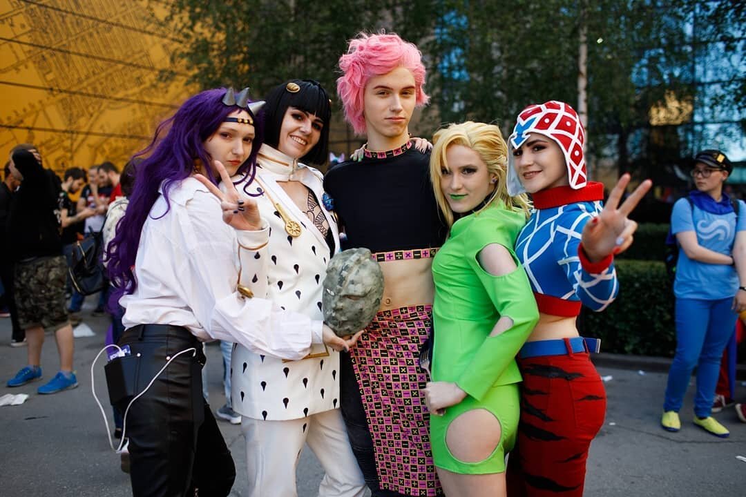 Это милое групповое фото, джоджо косплееров, номер 5