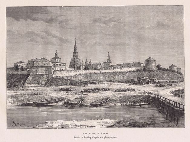Гравюра "Казань". 1880 г. Фото: https://goodslike.ru