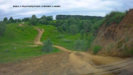 Поездка на авто через овраг в деревню Горномарийского района