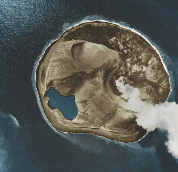 Вид сверху на остров