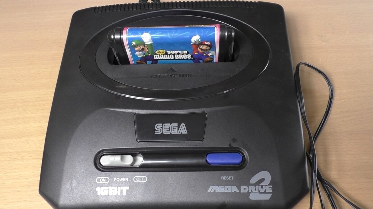 Как выглядит приставка sega