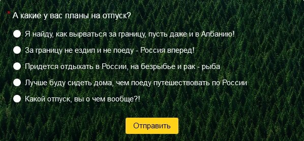 Мой опрос