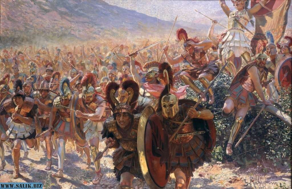 Греческие воины.