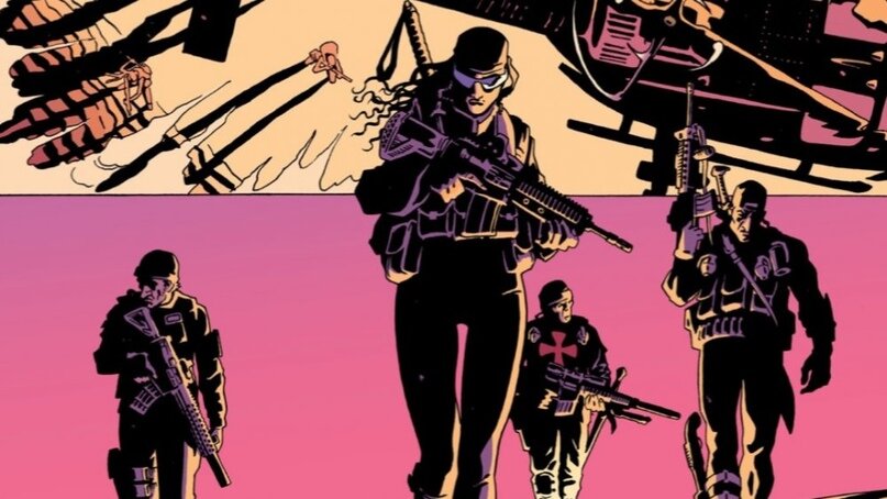 «The old guard» comic book