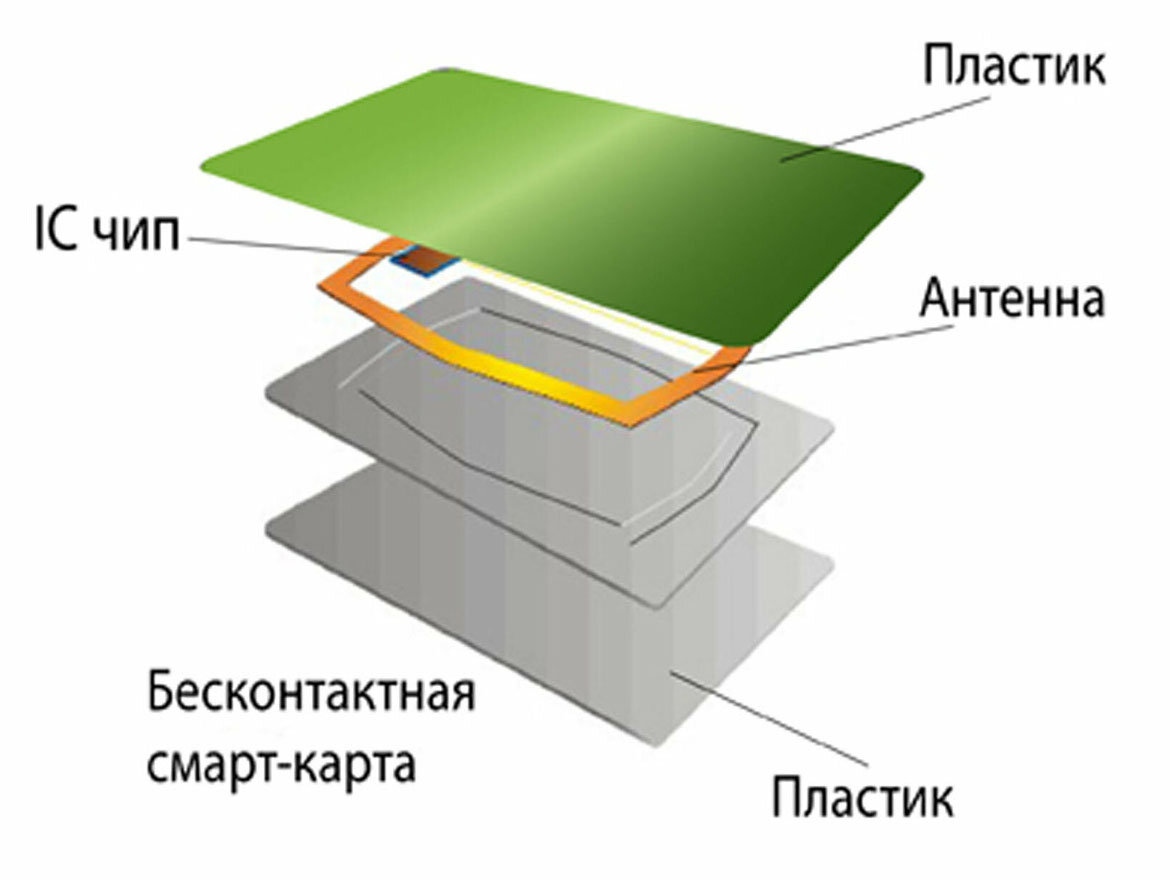 Как выглядит банковская карта внутри