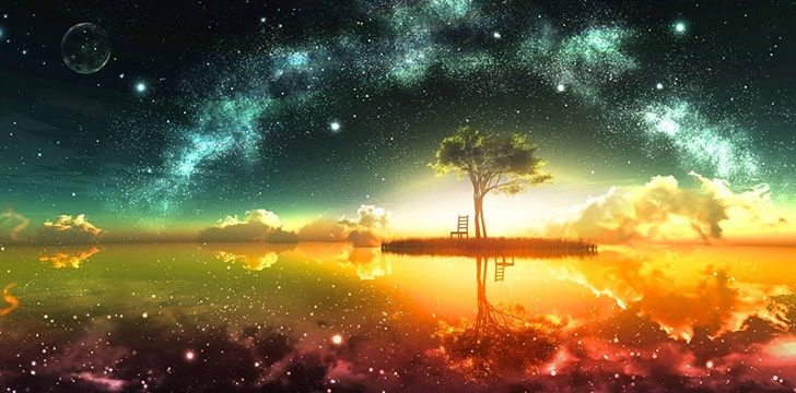 К сожалению, даже во сне слепой от рождения не увидит такую замечательную картинку =( /арт www.desktopbackground.org/