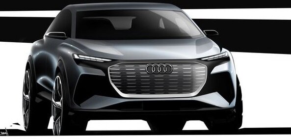 Audi представит в Женеве электрический внедорожник-купе. Кроссовер иерархически находится среди всех других внедорожников QV, но это вторая модель в семействе текущих электрических моделей Audi.
