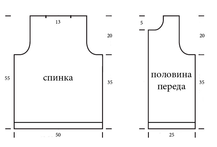 выкройка жилетки из меха