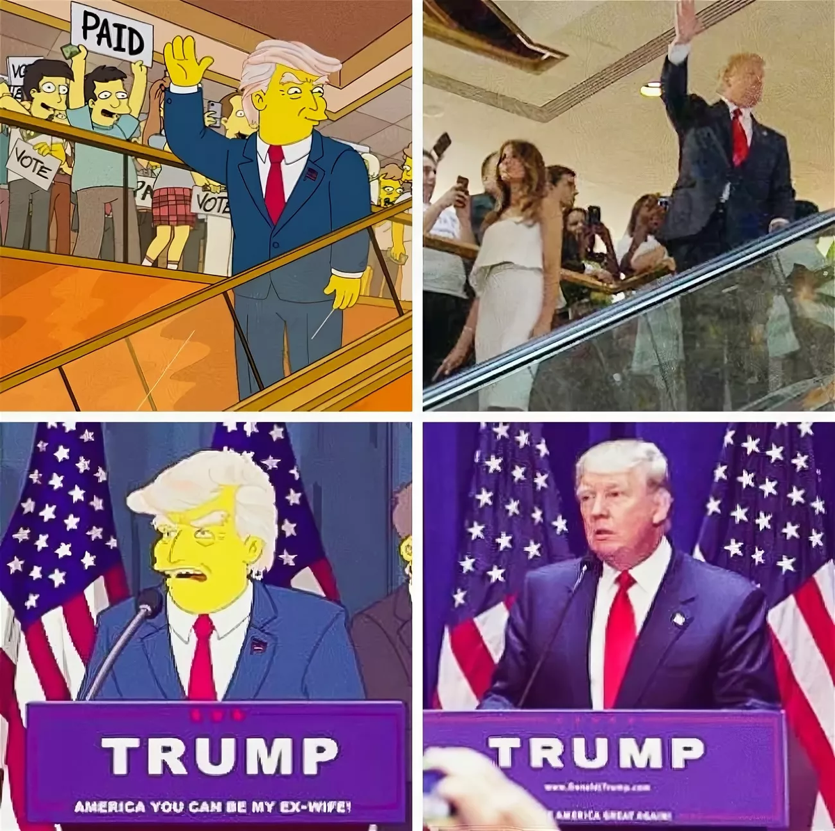Симпсоны предсказали Трампа.