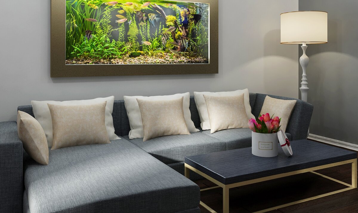 Аквариум на просвет