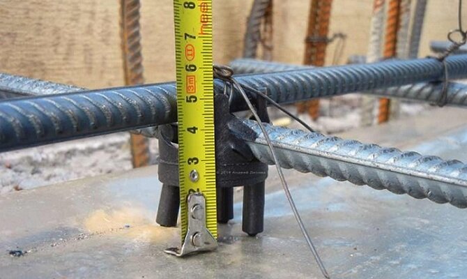 Проверка высоты установки арматуры