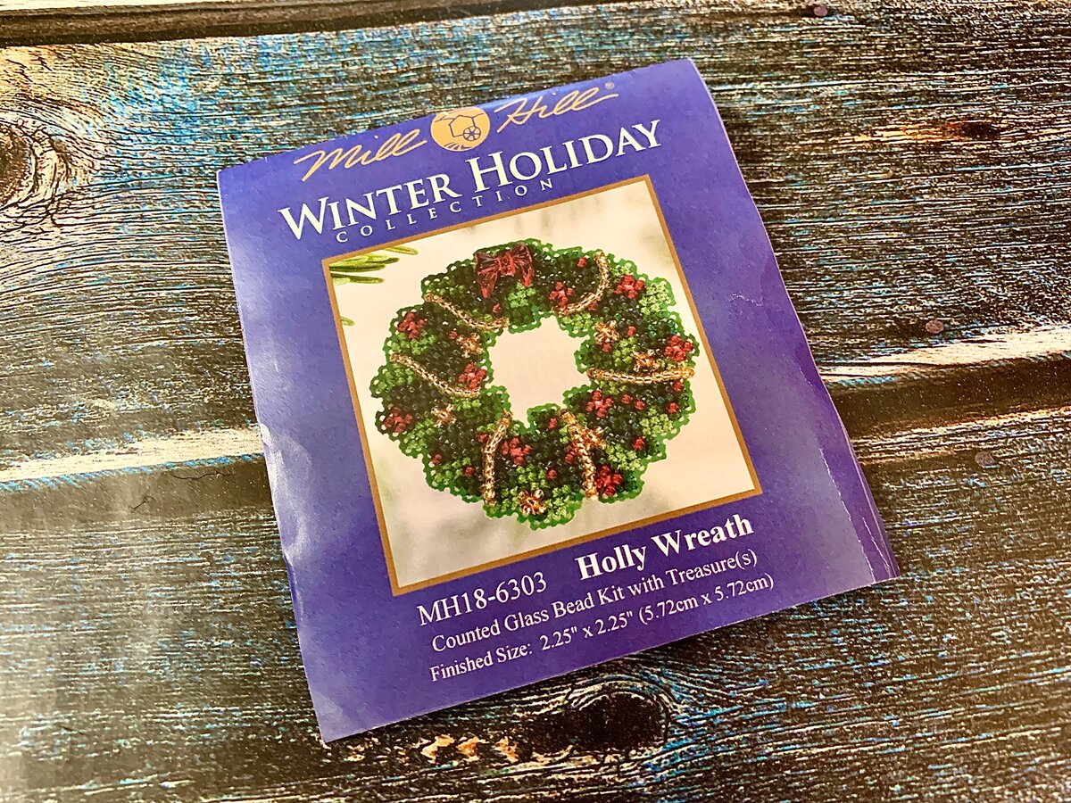 Мой наборчик магнит от Милл Хилл "Рождественский венок"