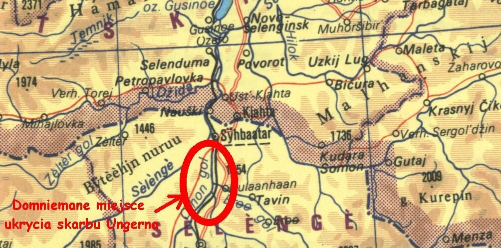  Предполагаемое место клада Барона Унгера