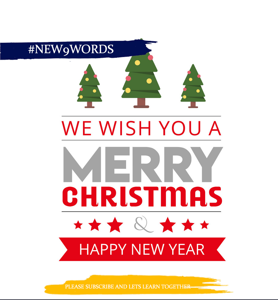 We wish you a merry christmas