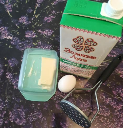 Продукты для пюре плюс картофель