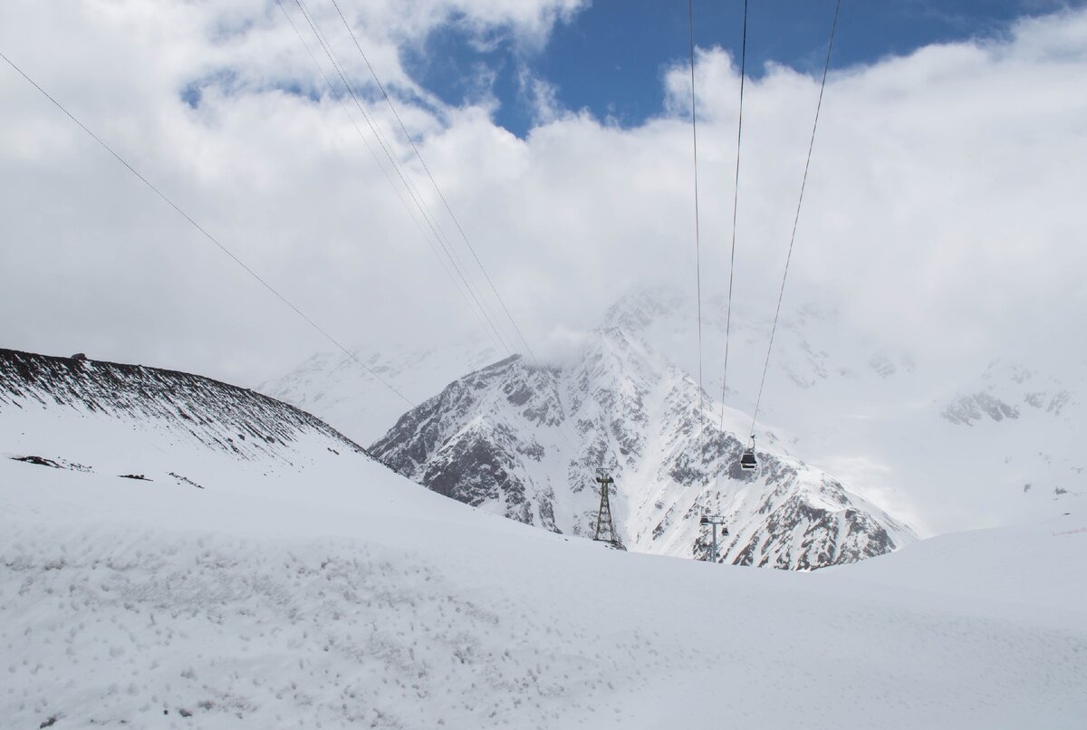 А ведь можно было на канатке, но это не про нас...