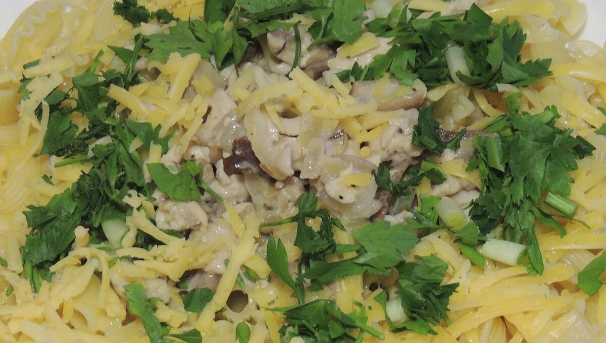 паста с курицей