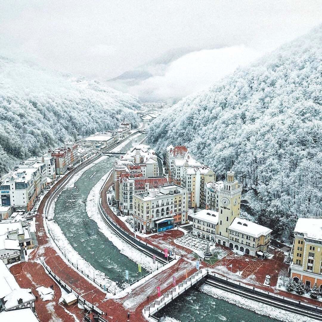 Красная поляна отдых зимой