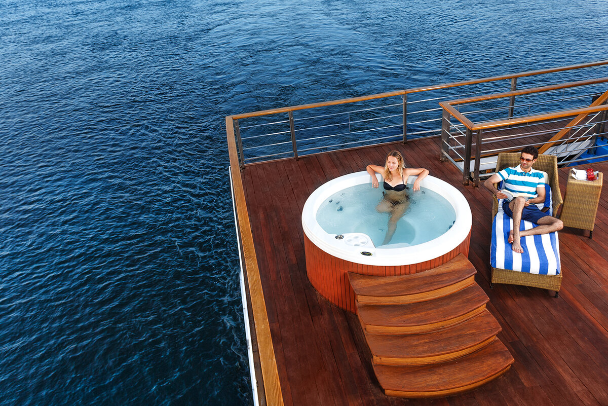 Приватность и уединение для гостей кают Luxuury Suite