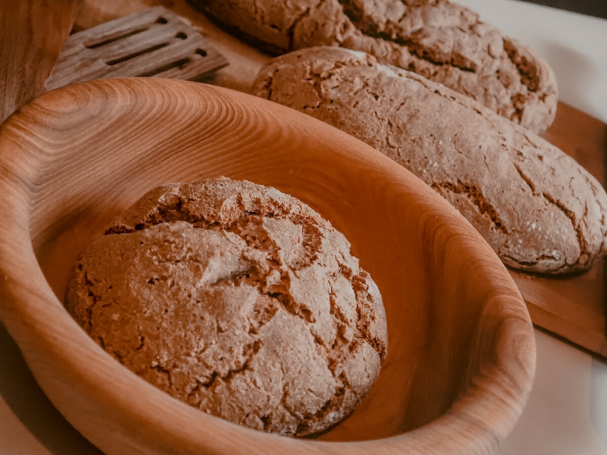 Хлеб при желании может быть разной формы.