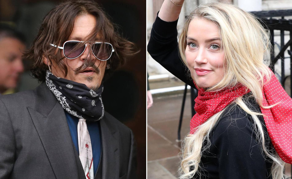 (мини-коллаж 2020 года. Джонни Депп / Эмбер Хёрд)