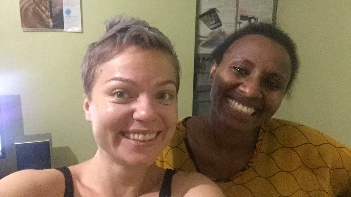 Мой первый хост в Кении - Халиниши. Август 2016 года.