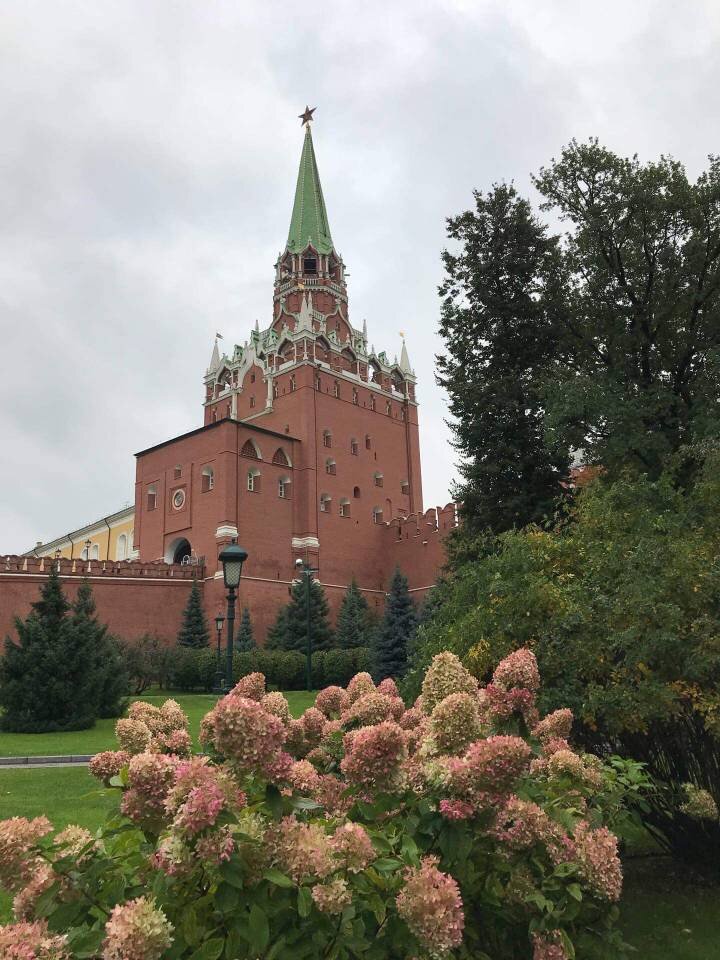 Никольская башня со стороны Александровского сада