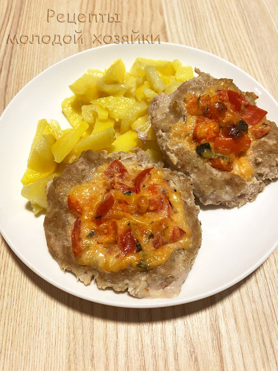 Мясные гнёзда "Объедение" с сочной начинкой из томата, перца и сыра