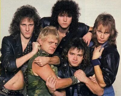 Группа Accept, 80-ые. фото из свободного доступа.