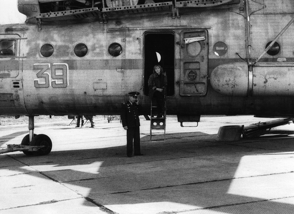 Вертолёт МИ-6  авиационно-космической  поисковой  эксадрильи