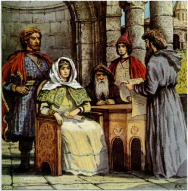 Царица Тамара (из Энциклопедии для детей 2007 г)