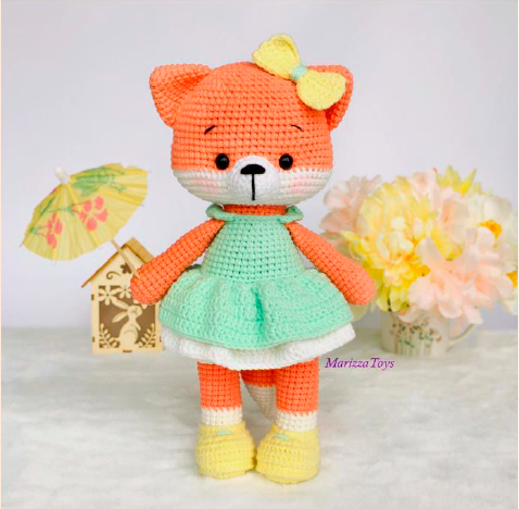 Лиса крючком . Вязаные игрушки / мастер класс . Amigurumi fox . Часть 1 — Video | VK