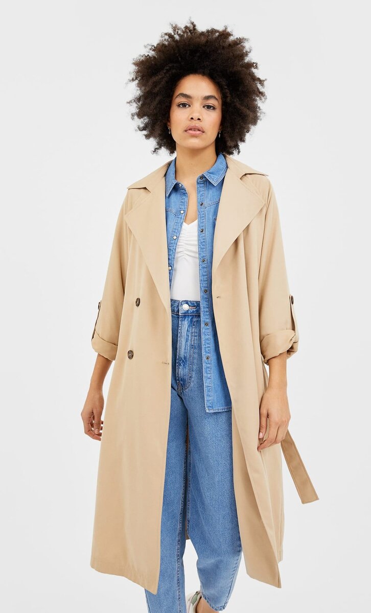 Тренч Stradivarius