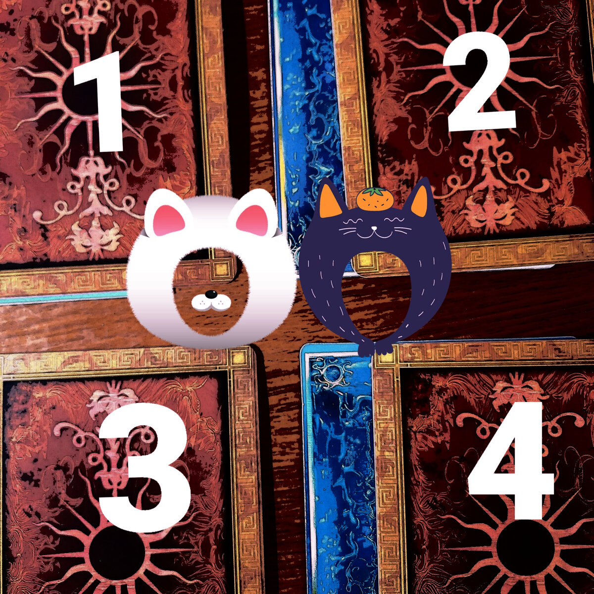 фото расклада на 4 варианта