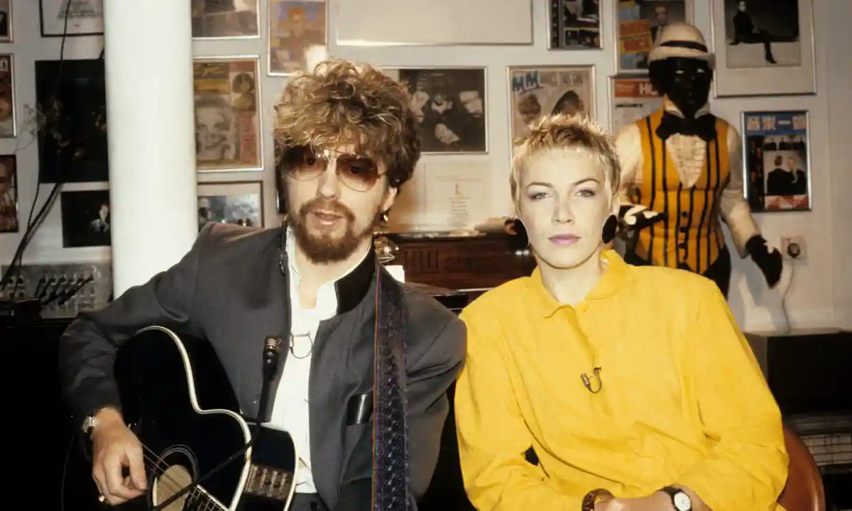 Dave lennox. Энни Леннокс и Дейв Стюарт. Группа Eurythmics. Энни Леннокс Eurythmics. Dave Stuart Eurythmics.