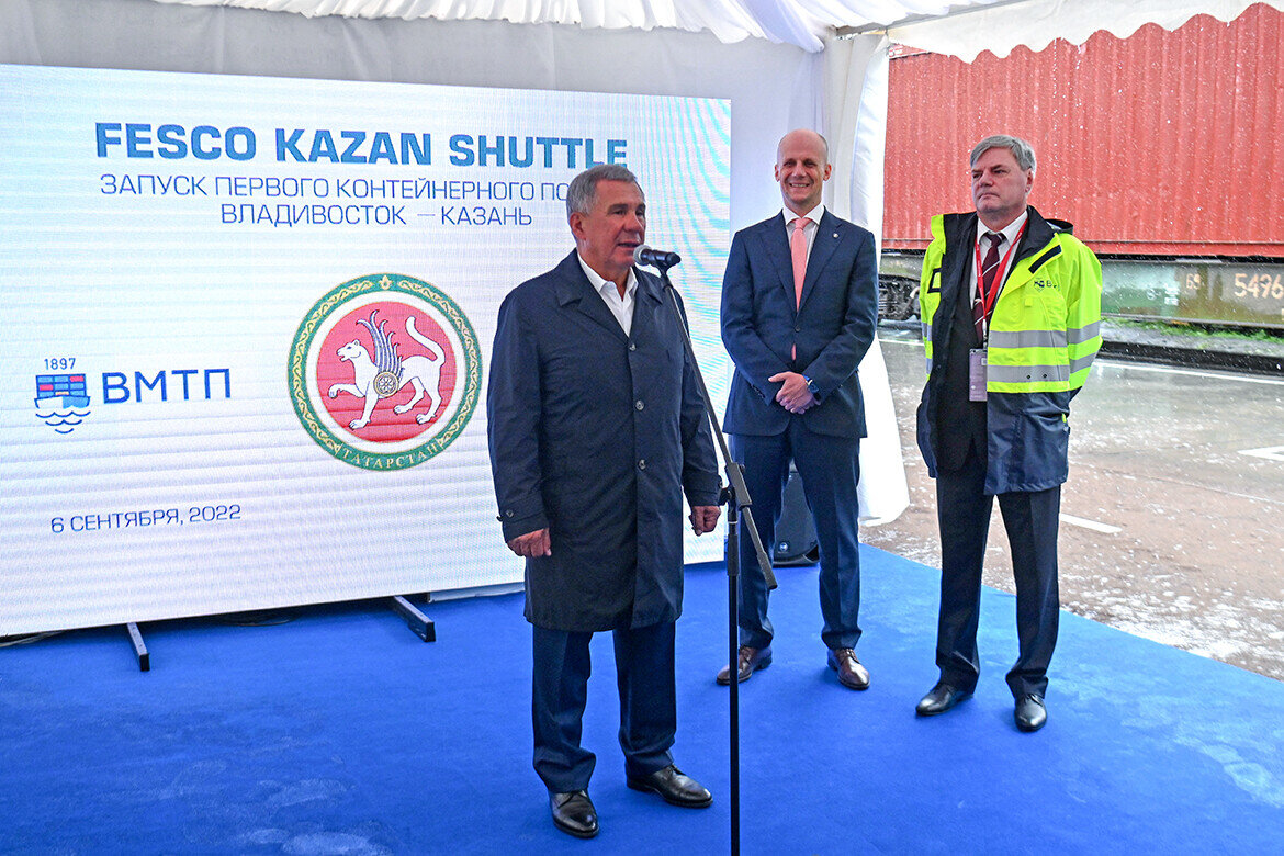 Рустам Минниханов принял участие в запуске регулярных перевозок в рамках Восточного экономического форумаФото: president.tatarstan.ru